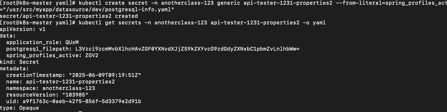 create secret kubectl 2