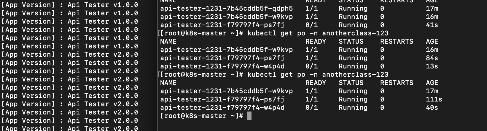 mission rolling update