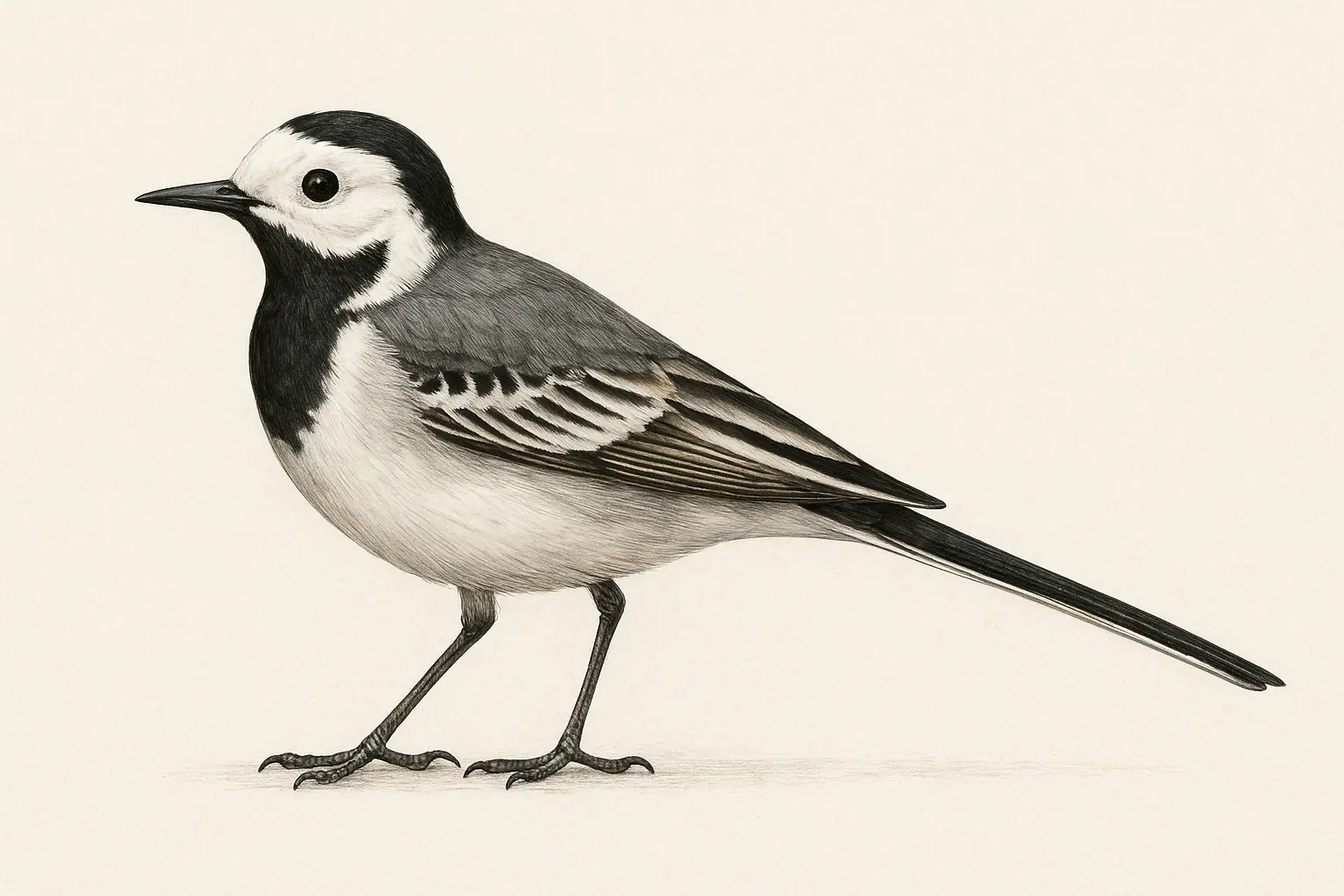 알락할미새 (White Wagtail)